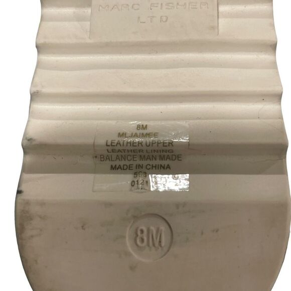 Marc Fisher Jaime Lime Green Flat Espadrille Slip On Sandal Size 7 - Picture 4 of 5